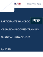 Operations Focused Training Financial Management