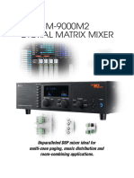 M-9000M2 Digital Matrix Mixer-Brochure
