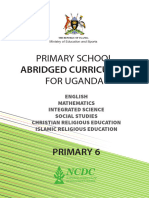 P6 Abridged Curriculum Compressed