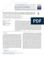 High Temperature Strain Measurement Method by Combining Digital Image