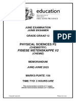 2023 FS PhySci GR 12P2 Jun Exam Memo