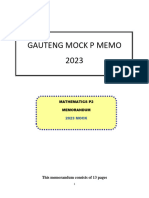 Gr 12 P2 mock memo 2023-1