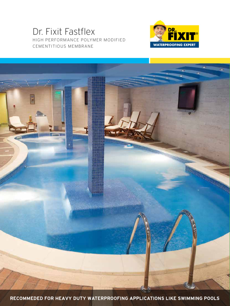 Dr. Fixit Fastflex Waterproofing Guide | PDF | Concrete | Cement