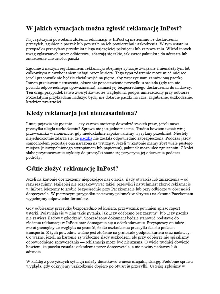 Inpost pdf