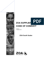 ZOA Supplier Code of Conduct