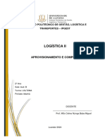 Trabalho de Logística Ii - Aprovisionamento e Compras