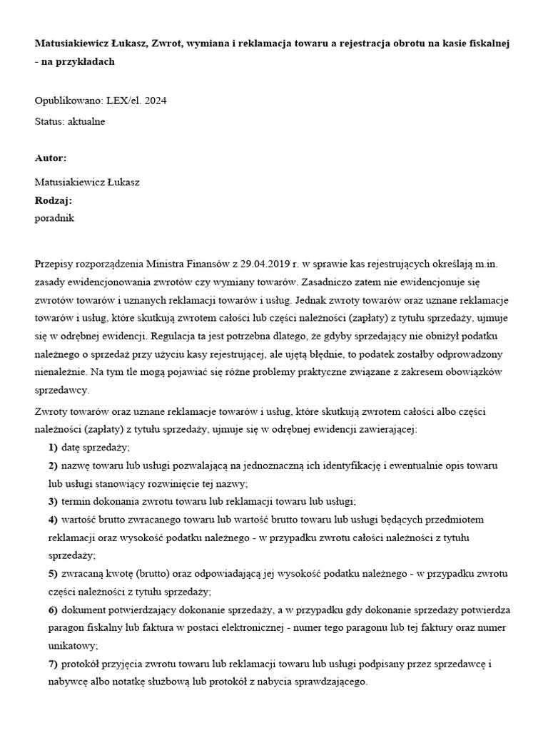 zwrot-wymiana-i-reklamacja-towaru-a-rejestracja-obrotu-na-kasie