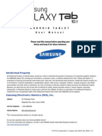 Galaxy Tab 10 1 User Manual