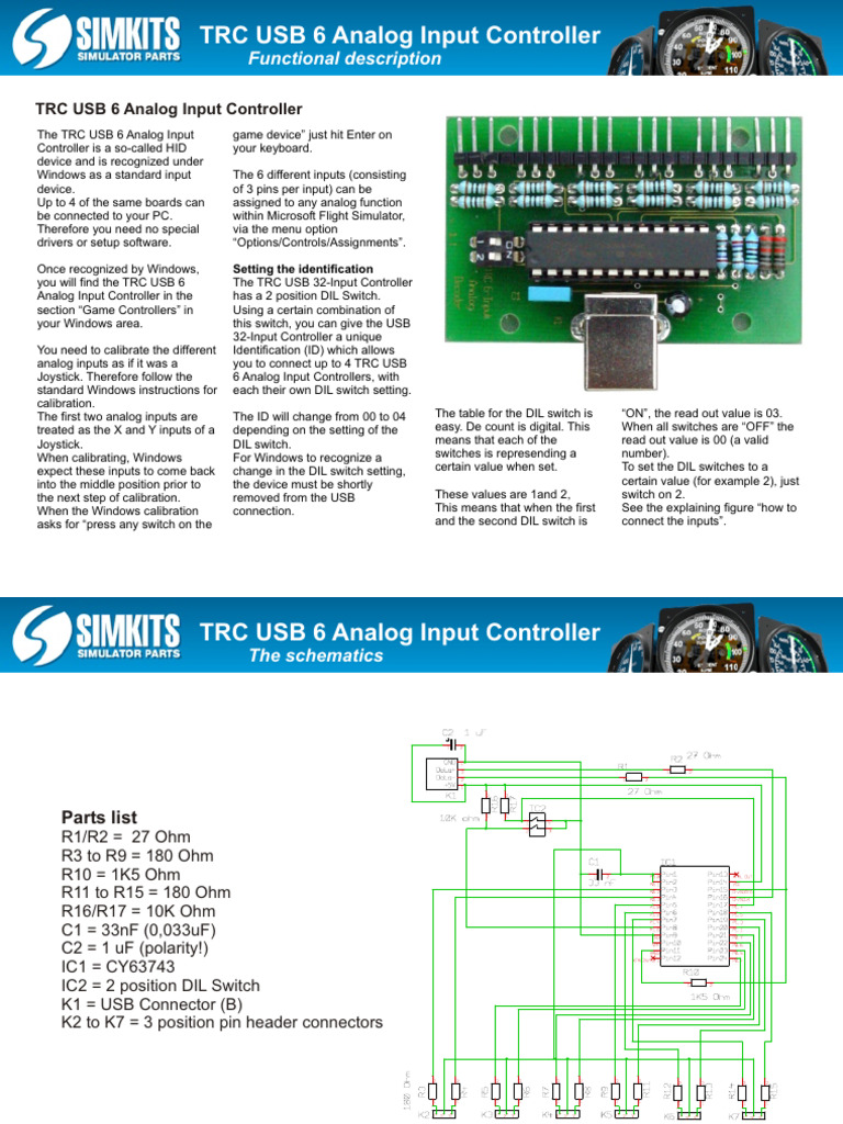 TRC USB 6 Analog Input Guide | PDF | Microsoft Windows | Usb