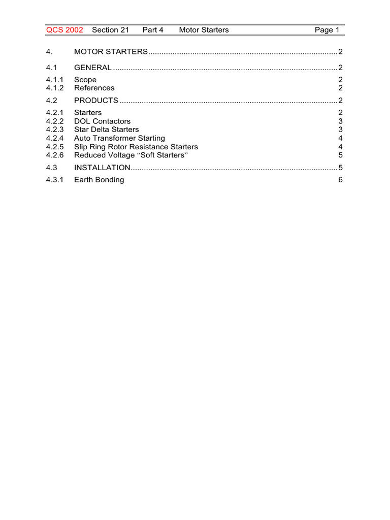 Motor Starter Installation Guide | PDF