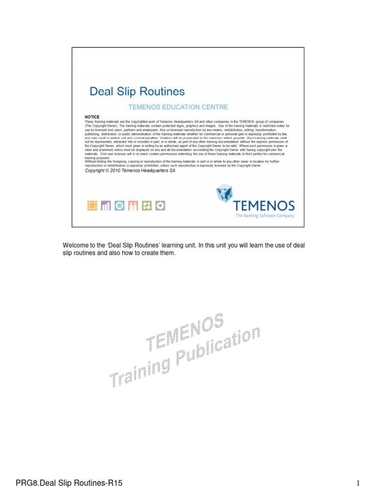 PRG8.Deal Slip Routines-R15 | PDF | Printer (Computing) | Parameter ...
