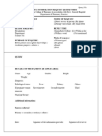6.drug Information Request Query Form