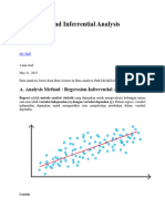 Regression and Inferrential Analysis