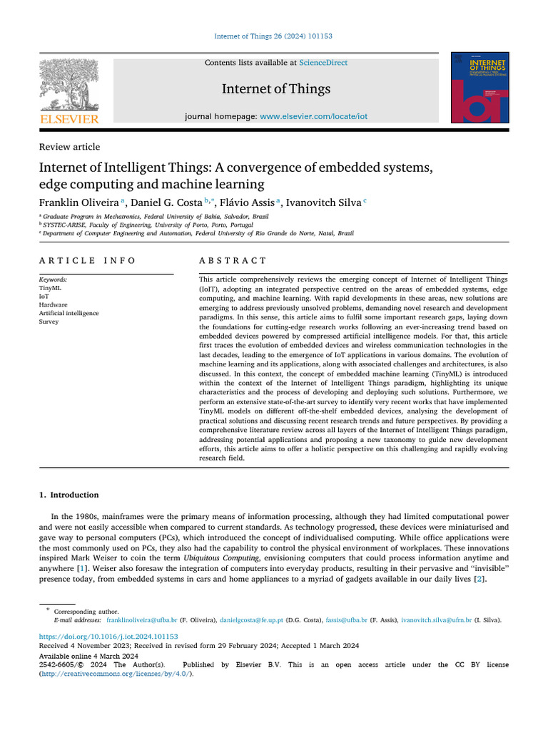 Internet of Intelligent Things Overview | PDF | Internet Of Things ...