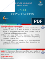 Java Programming - UNIT-I