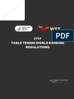 ITTF Table Tennis World Ranking Regulations 20240304