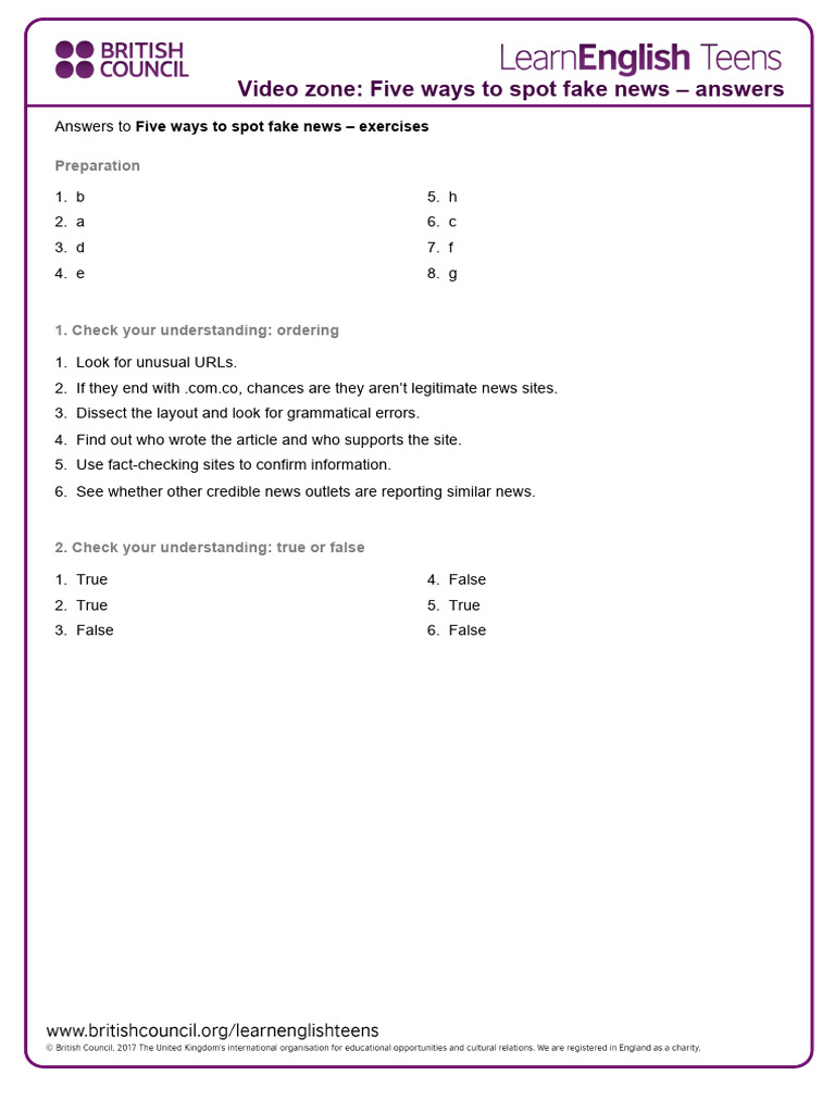 Spotting Fake News: Key Tips & Exercises | PDF