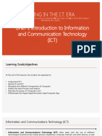 Week 1-2 ICT