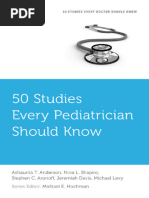 (50 studies every doctor should know (Series)) Ashaunta T. Anderson, Nina L. Shapiro, Stephen C. Aronoff, Jeremiah Davis, Michael Levy, Michael E. Hochman - 50 studies every pediatrician should know-O