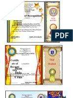 Award Certificates EDITABLE