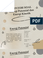 Contoh Soal Energi Potensial Dan Energi Kinetik