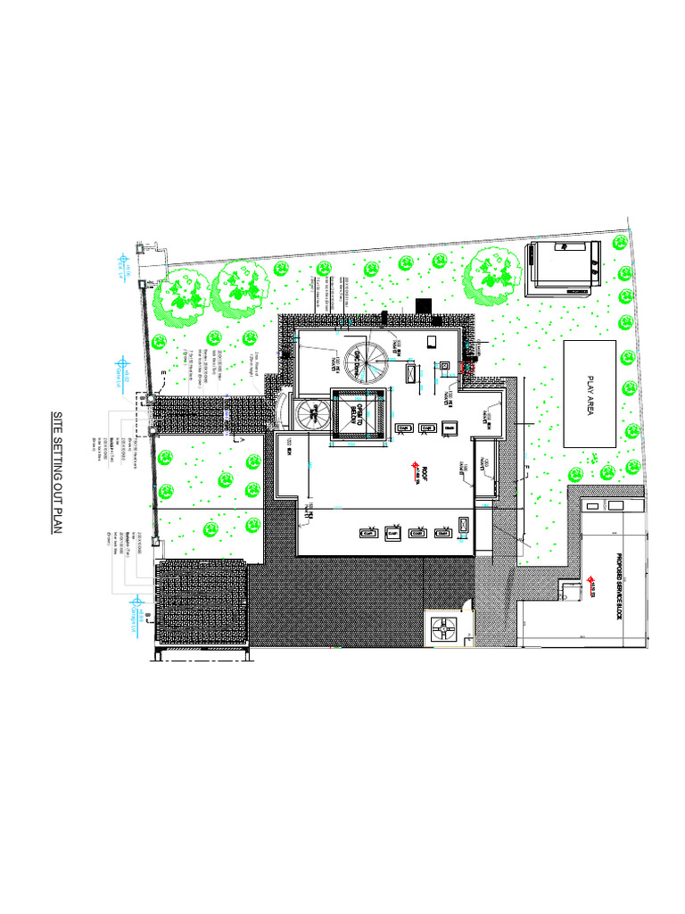 Site Setting Out Plan for Interlock Tiles | PDF