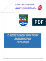 Bilten 02 Druga Vojvodjanska Liga Zapadni Srem 2023-2024