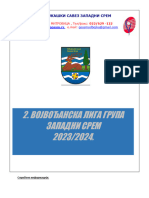 Bilten 04 Druga Vojvodjanska Liga Zapadni Srem 2023-2024 AŽURIRAN