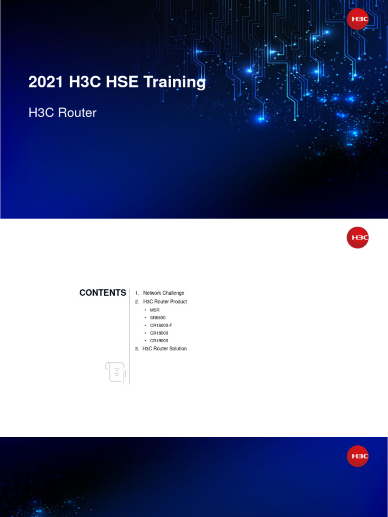 H3C MSR810 Router Overview 2021 | PDF | Computer Network | Router ...