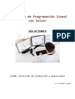 Ejercicios de Programación Lineal Con Solver - Soluciones - v11