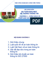 ATBM Chuong 5 Chinh Sach Phap Luat ATTT