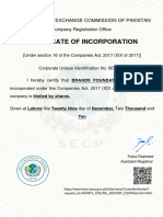 Brands Foudation Certificate of Incoproration