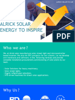Alrick Solar Company Profile