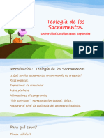 Teología de Los Sacramentos UCSS