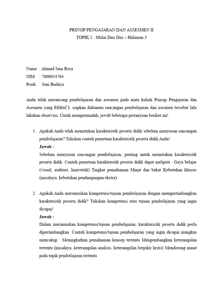 Mulai dari diri topik 1 halaman 3 pdf