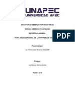 Reporte Academcio I. Perfil de La Colonial de Seguros