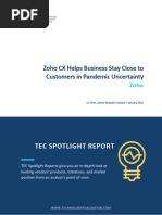 Tec Zoho One Spotlight Report 2021