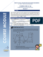 MODULE 1 - Introduction To Engineering Drawing and Plans