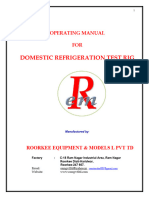 Domestacic Refrigeration Test  NEW