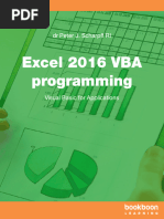 Excel 2016 Vba Programming