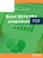 Excel 2016 Vba Programming