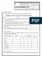 Devoir Synthese N1-2 Science