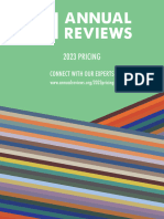 Annual Reviews Pricing Catalog 2023 Digital