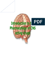 Introduction to the Pharmacology of CNS acting drugs (1)