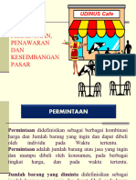 Pertemuan 2-Permintaan, Penawaran, Keseimbangan Pasar