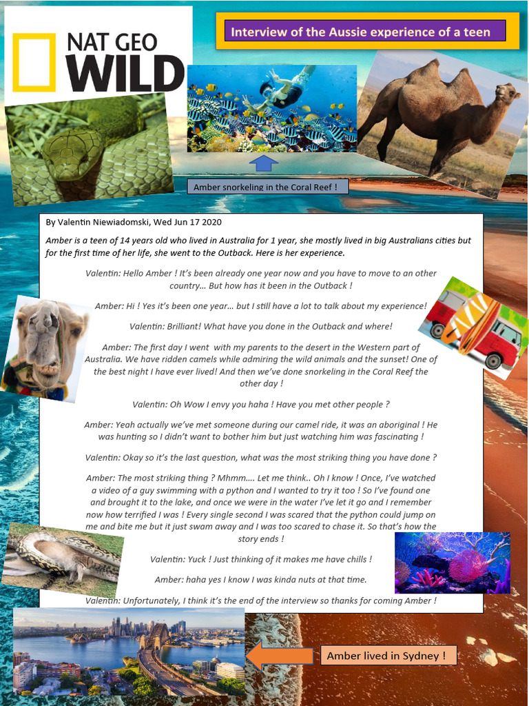 Aussie Experience Pdf