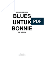 Kumpulan Puisi Blues Untuk Bonnie - Ws Rendra
