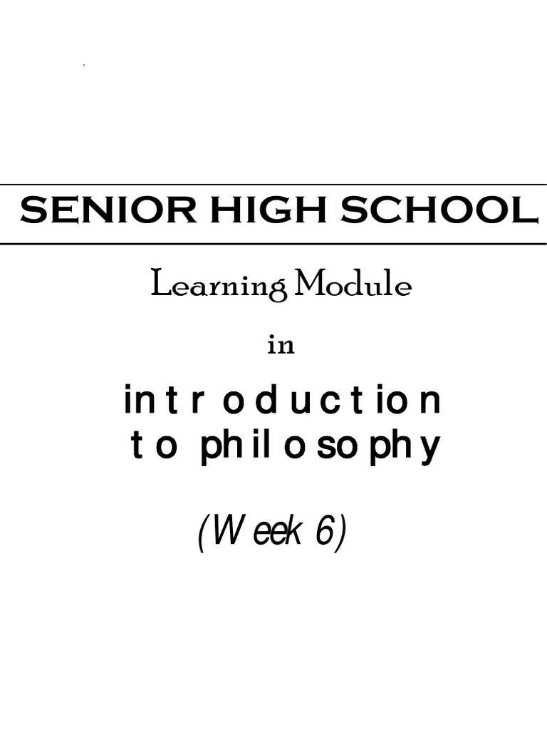 Introduction To Philosophy Book