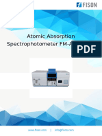 Atomic Absorption Spectrophotometer FM AAS A100