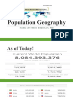 Population Geography and Agricultural Geography